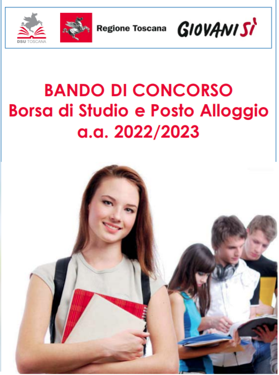 Graduatoria definitiva Borsa di Studio e Posto Alloggio a.a. 2022/2023